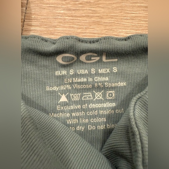 NWOT OGL Airy Square Neck Side Ruched Brami Tank - Picture 2 of 3